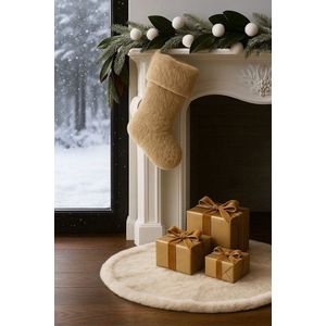 Christmas Stocking Pelush - Beige vyobraziť