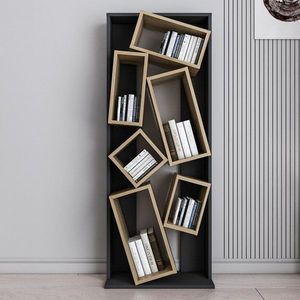 Knižnica Carmen - Black, Oak vyobraziť