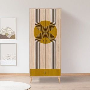 Šatníková skriňa City Gradrop Sun vyobraziť