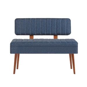 Bank Vina 1048 - 1 - Walnut, Dark Blue vyobraziť