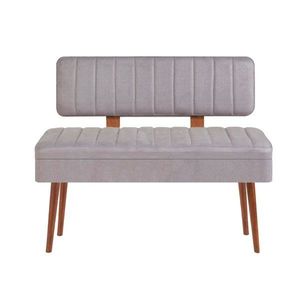 Bank Vina 0701 - 1 - Walnut, Grey vyobraziť