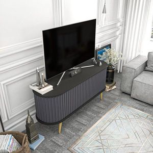 TV stolík Stor - Black, Anthracite vyobraziť
