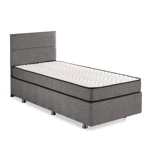 Single Mattress, Base & Headboard Silver - Grey (100 x 200) vyobraziť