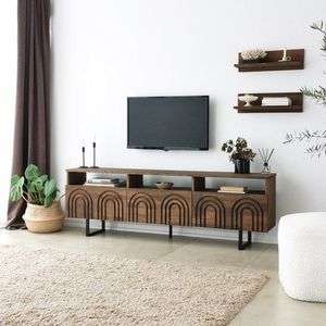 TV skrinka / Obývacia stena Helen - Walnut vyobraziť