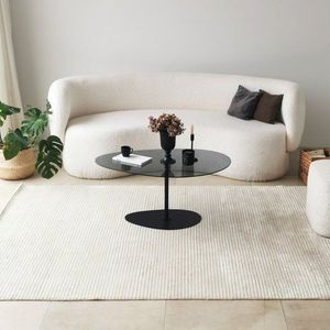 Konferenčný stolík Porto - Dark Grey, Black vyobraziť