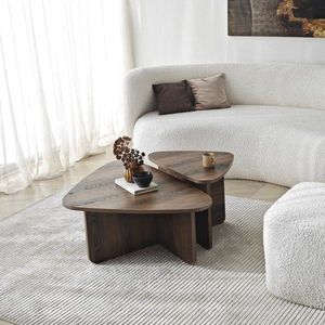 Súprava konferenčných stolíkov Ballare Set - Walnut vyobraziť