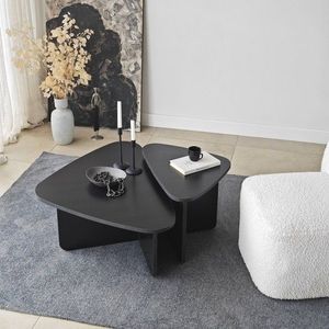 Súprava konferenčných stolíkov Ballare Set - Black vyobraziť