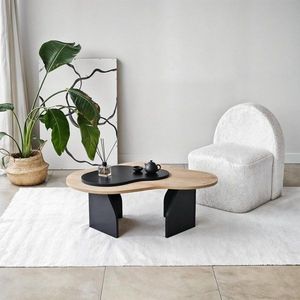 Konferenčný stolík Melted - Sapphire Oak, Black vyobraziť