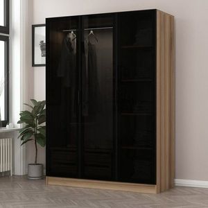 Šatníková skriňa Kale Dark Grey - 2285 vyobraziť