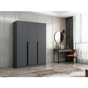 Šatníková skriňa Kale Anthracite - 2287 vyobraziť