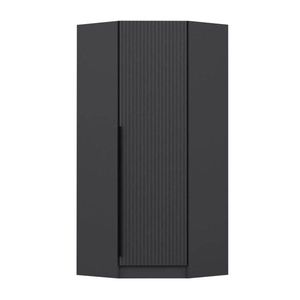 Šatníková skriňa Kale Plus 1 Anthracite - 210 vyobraziť