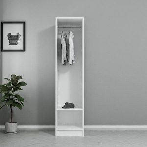 Šatníková skriňa Kale 190 - White vyobraziť