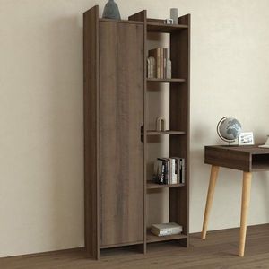 Knižnica Offer - Antique Walnut vyobraziť