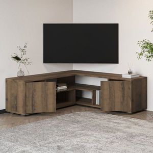 TV rohový stolík Rosa - Antique Walnut vyobraziť