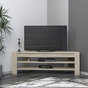 TV stolík Corner - Travertine vyobraziť