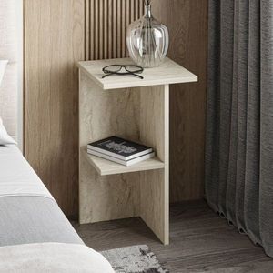 Nočný stolík Leray - Travertine vyobraziť