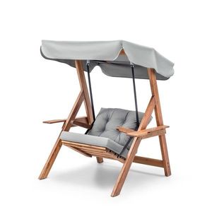 Garden Single Swing Chair Galata Swing S1 - Grey vyobraziť