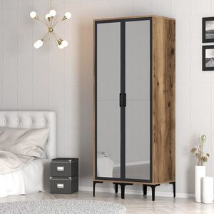 Šatníková skriňa Kumsal RR - Walnut, Anthracite vyobraziť