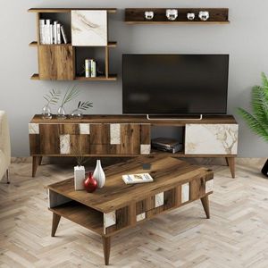 Living Room Furniture Set Madrid - White vyobraziť