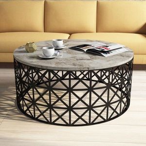 Konferenčný stolík Selin - White Marble vyobraziť