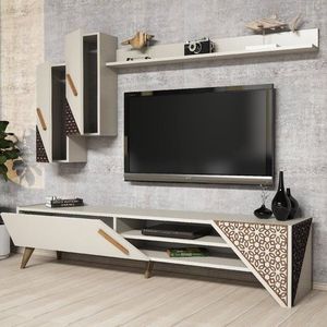TV skrinka / Obývacia stena Beril - Cream vyobraziť