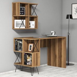 Písací stôl Extra 2 - Walnut vyobraziť