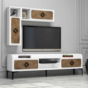 TV skrinka / Obývacia stena Samba - White vyobraziť