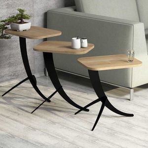 Sada odkladacích stolíkov (3 kusy) Pion - Oak vyobraziť