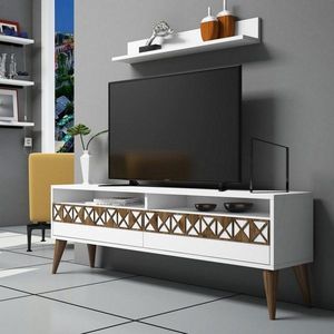 TV skrinka / Obývacia stena Line - White vyobraziť