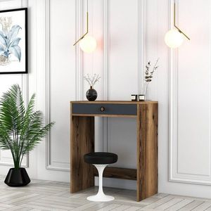 Toaletný stolík Lizbon - Walnut, Anthracite vyobraziť