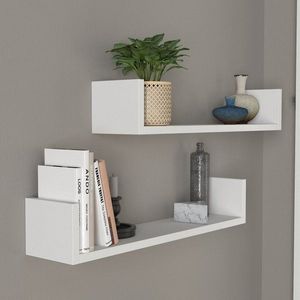 Nástenná polica Iris - White vyobraziť
