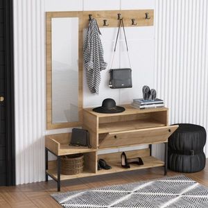 Skrinka na topánky / Botník Nonso - Sapphire Oak vyobraziť