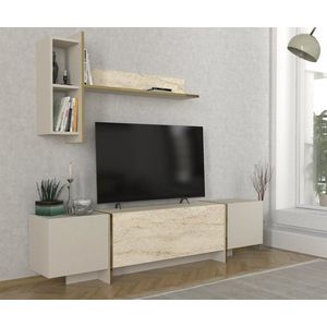 TV skrinka / Obývacia stena Veyron - Travertine vyobraziť