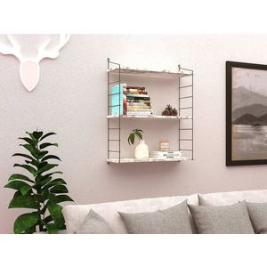 Nástenná polica Armoni 3'lü - Carrara Marble vyobraziť