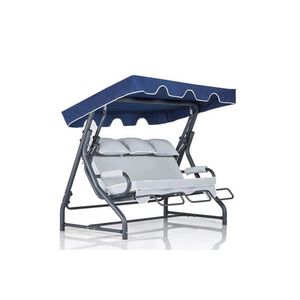Garden Triple Swing Chair Salvia 1 - Multicolor vyobraziť
