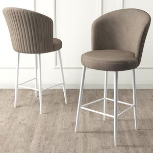Bar Stool Set (6 Pieces) Alte - Cappuccino, White vyobraziť