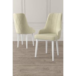 Súprava stoličiek (6 kusov) Trex - Cream, White vyobraziť