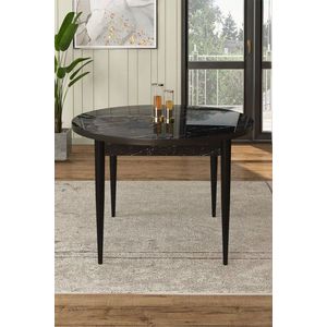 Jedálenský stôl Rox - Black Marble, Black vyobraziť