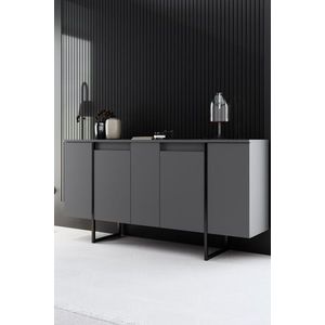 Konzolový stolík Luxe - Anthracite, Black vyobraziť