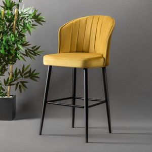 Bar Stool Set (4 Pieces) Rubi - Yellow vyobraziť