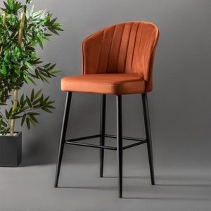 Bar Stool Set (2 Pieces) Rubi - Tile Red vyobraziť