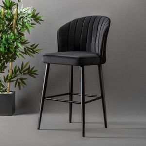 Bar Stool Set (2 Pieces) Rubi - Black vyobraziť