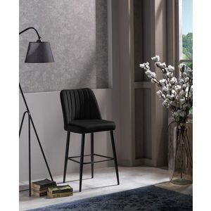 Bar Stool Set (2 Pieces) Vento - Black vyobraziť