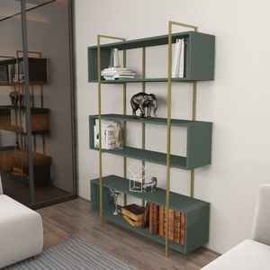 Knižnica Bruti - Green, Gold vyobraziť