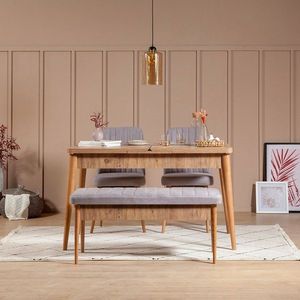 Jedálenský set s rozkladacím stolom a stoličkami (4 kusy) Vina 0701 - Soho, Atlantic vyobraziť