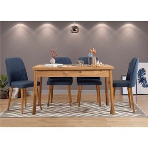 Set stola a stoličiek (5 kusov) Costa Atlantice-Navy Blue vyobraziť