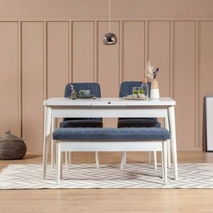 Lavica Vina 1048 - 1 - Dark Blue, White vyobraziť