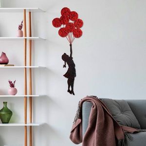 Dekoratívny kovový doplnok na stenu Banksy - 11-1 vyobraziť