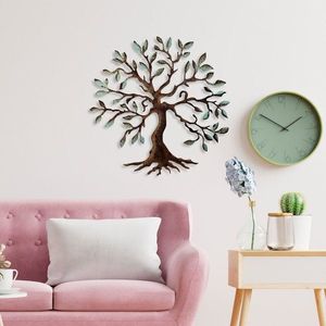 Dekoratívny kovový doplnok na stenu Tree - 1 vyobraziť