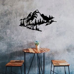 Dekoratívny kovový doplnok na stenu Mountain 2 vyobraziť